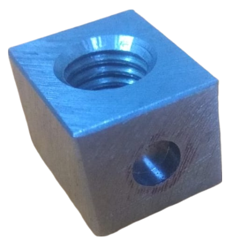 Bloco usinado CNC alumínio